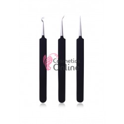 Penseta pentru comedoane, acnee, puncte negre, 3 bucati 002 Negre